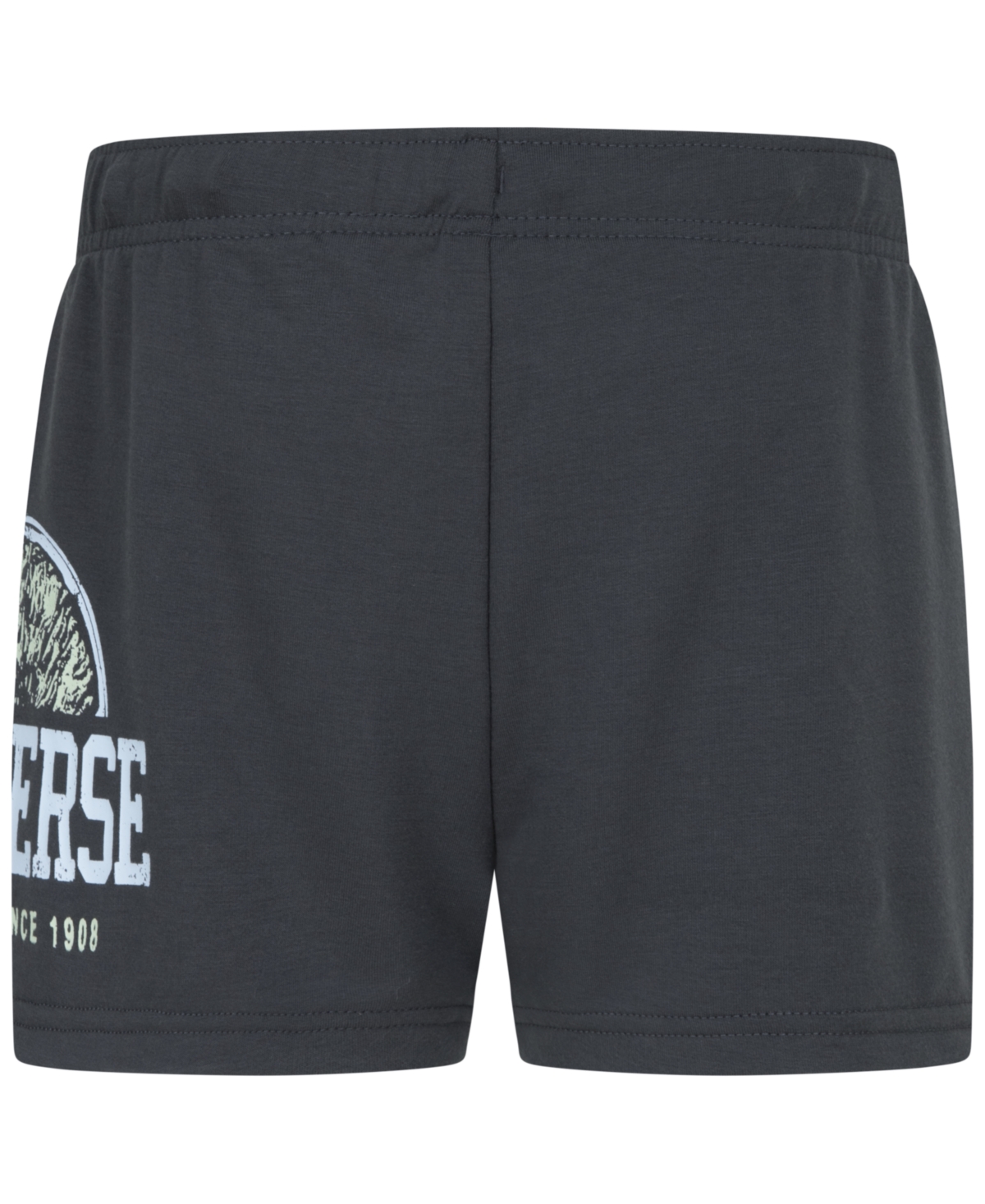 Converse Big Girls Graphic Knit Shorts In Black