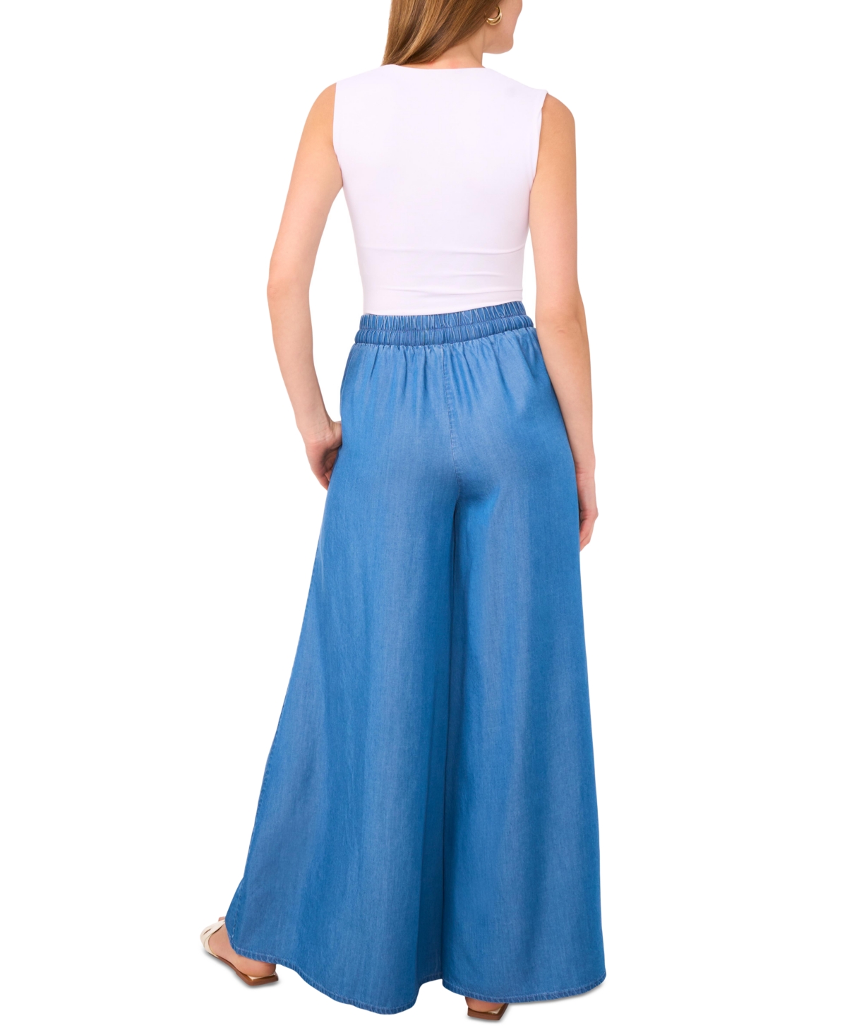 Vince Camuto Women's Drawstring Pull-on Wide-leg Pants