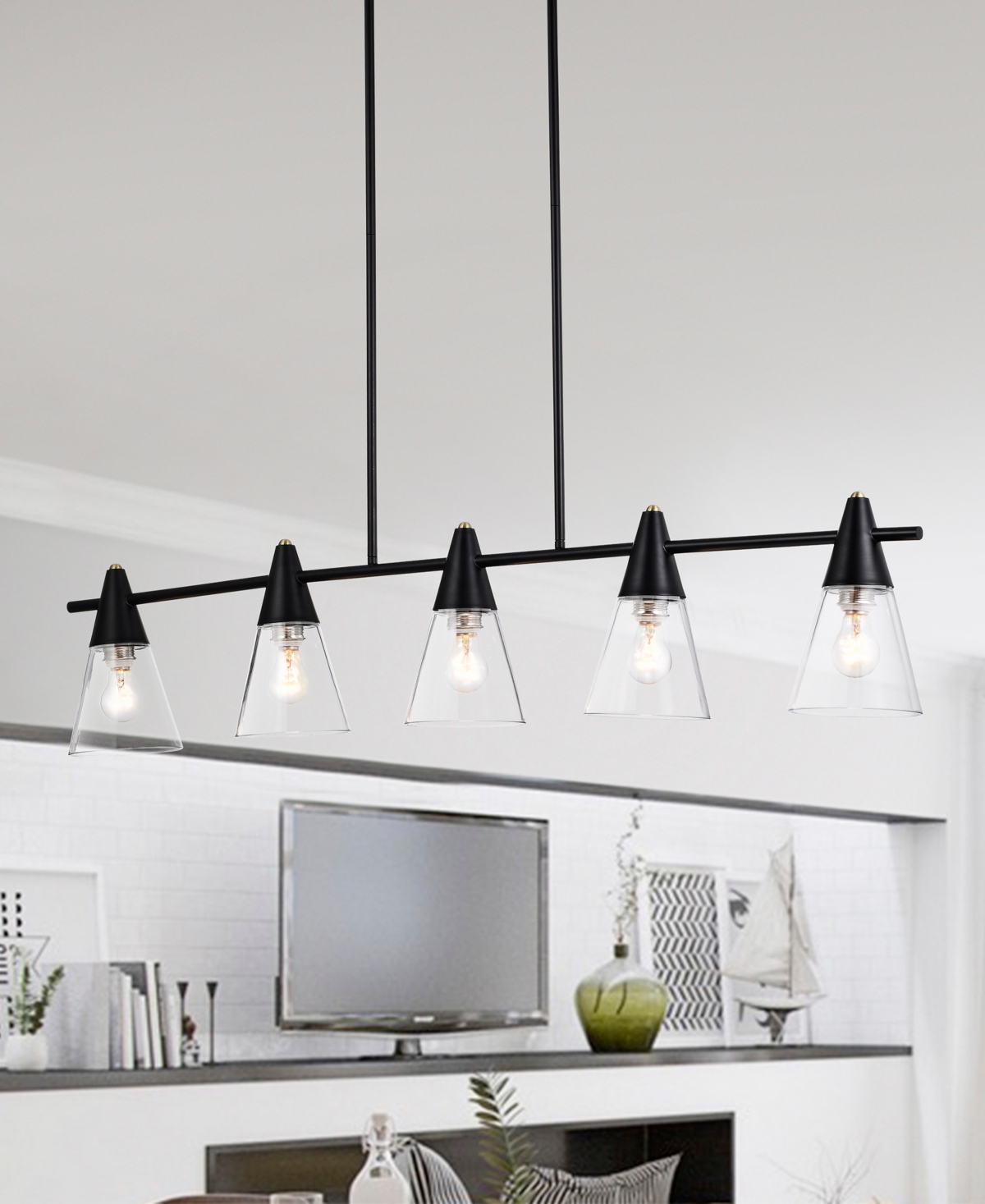 Home Accessories 10" Mooncheeks 5-light Indoor Chandelier