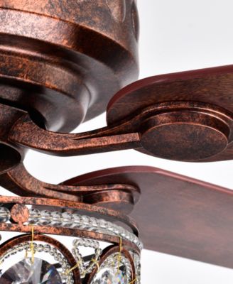 52" Jasiah 3-Light Indoor Ceiling Fan Chandelier