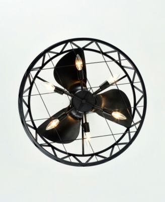 26" Loredana 6-Light Indoor Ceiling Fan Chandelier