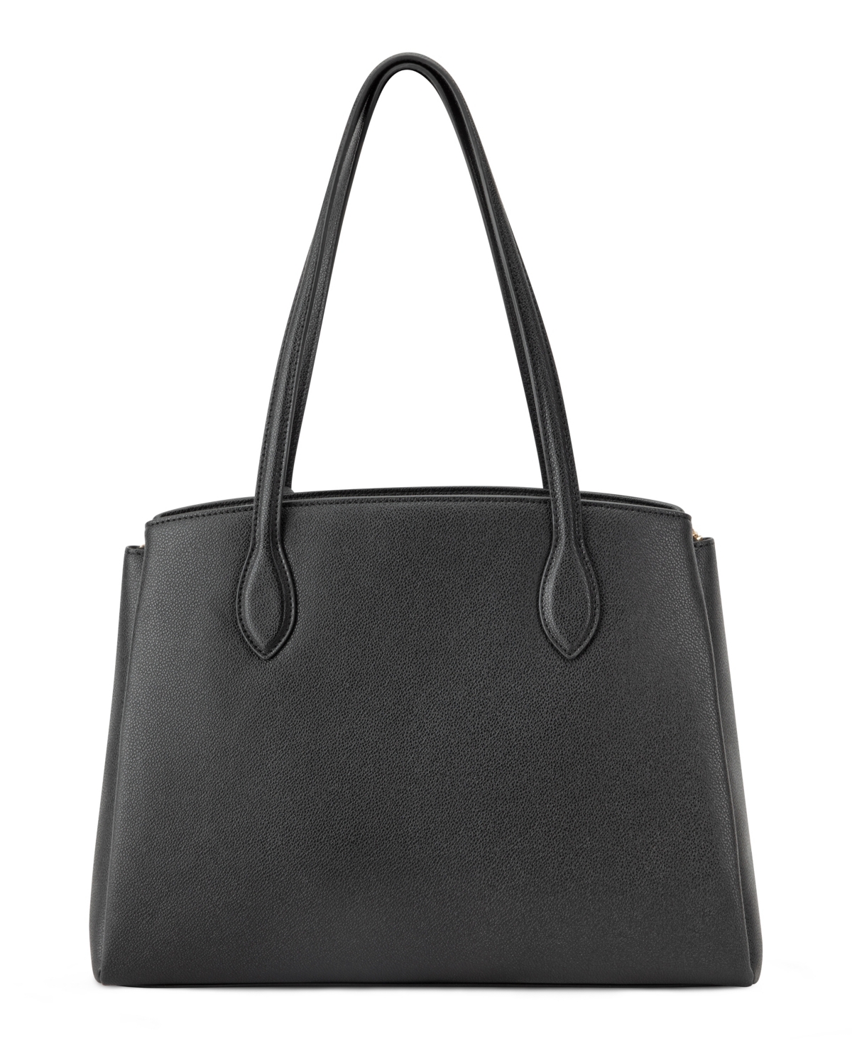 Nine West Mary Carryall Large Satchel Bag In Black