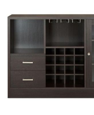 Solid Wood Frame with Five Shelves and Two Drawers – Durable Storage Unit for Home or Office