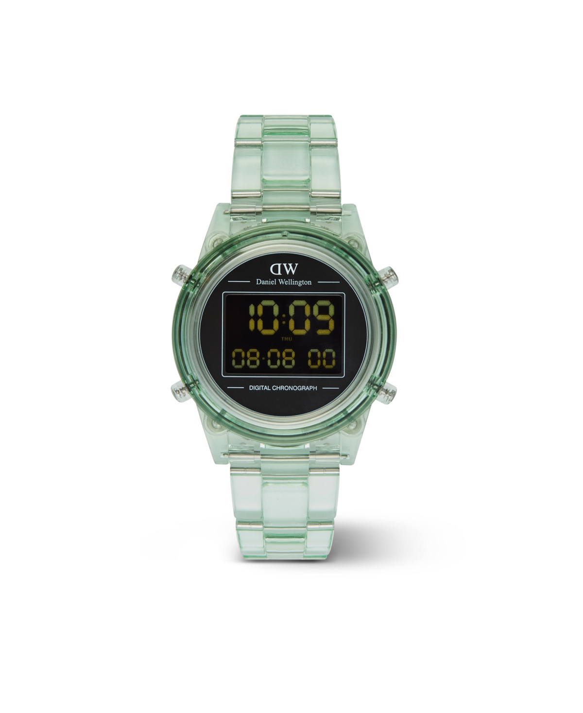 Women's Chronograph Green Plastic Watch, 36mm - Green