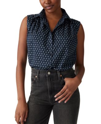 Women's Gracen Cotton Button-Front Blouse