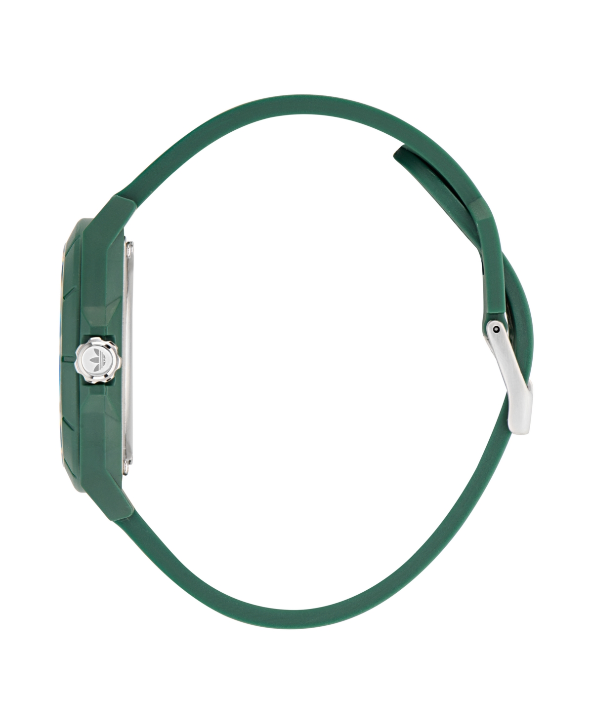 Shop Adidas Originals Unisex Analog Green Resin Watch, 41mm