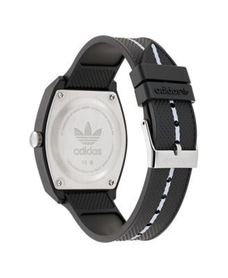 Unisex Analog Black Resin Watch, 38mm