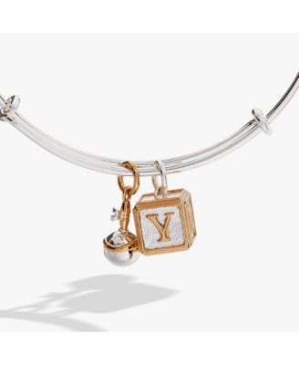 Block Rattle Duo Bangle Bracelet