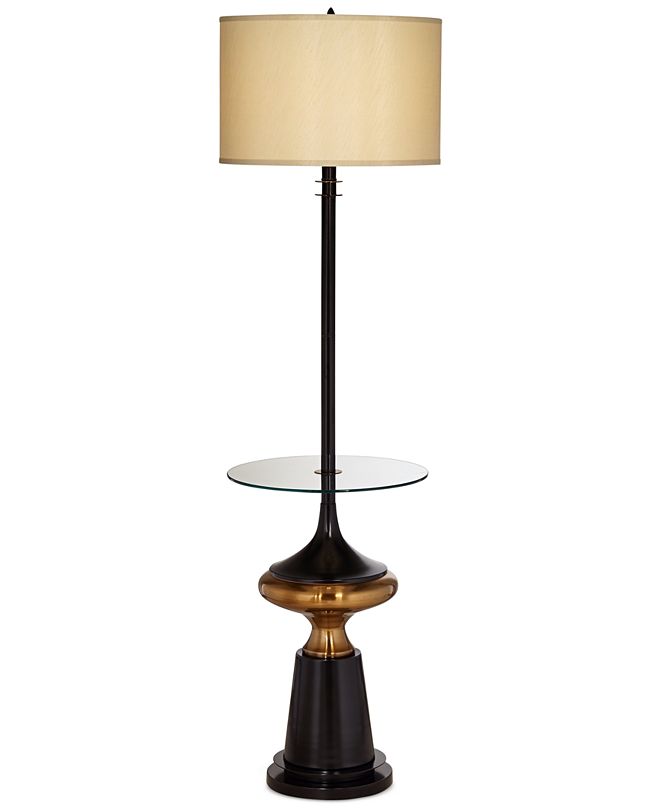Kathy Ireland CLOSEOUT! Pacific Coast Empire Floor Lamp with Tray Table