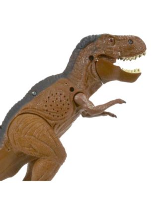 DB1 RC Dinosaur Toys -Walking Tyrannosaurus Dinosaur with Light-Up Eyes & Roaring Effect for Kids