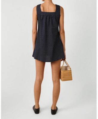 Women's Square Neck Babydoll Mini Dress