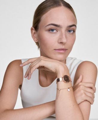 Women's Analog Rose Gold Tone Stainless-Steel Watch, 28mm