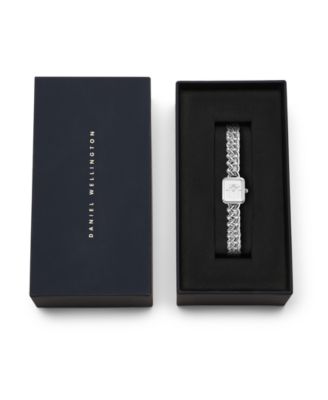 Women's Analog Silver Tone Stainless-Steel Watch, 16mm