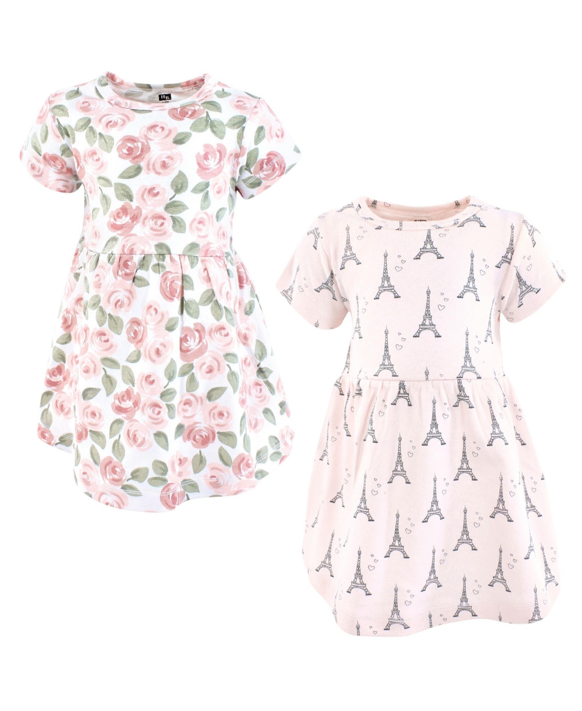 Hudson Baby Baby Girls Hudson Cotton Dresses, Bonjour Paris - Bonjour paris