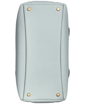 Amagansett Soft-Rolled Leather Satchel with Sculpted Magnet Closure