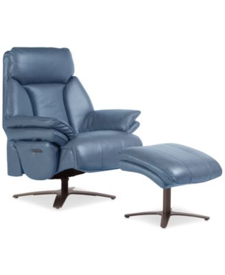 Furniture - Guermo Leather Power Recliner