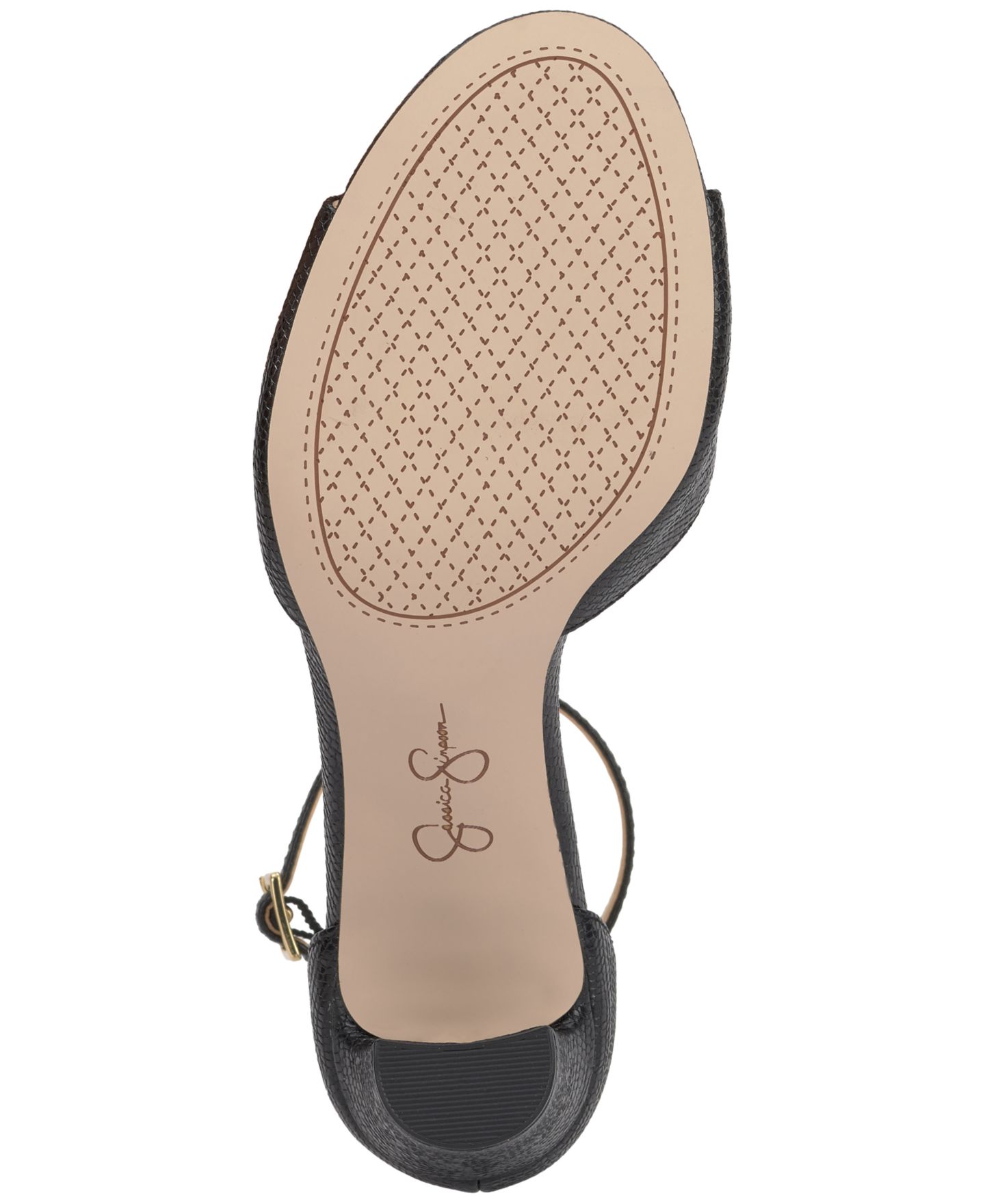 Женские сандалии Jessica Simpson Luxcilla Block-Heel Dress Sandals, цвет: Чёрный — фото 5