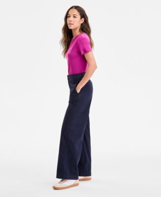 Women’s High-Rise Straight-Leg Pants