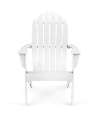 Outdoor Adirondack Chair Solid Wood Patio Garden Furniture