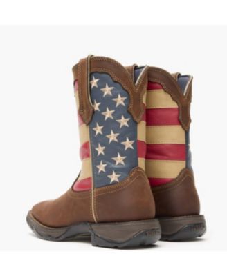 Lady Rebel by Patriotic Women's Pull-On Western Flag Boot