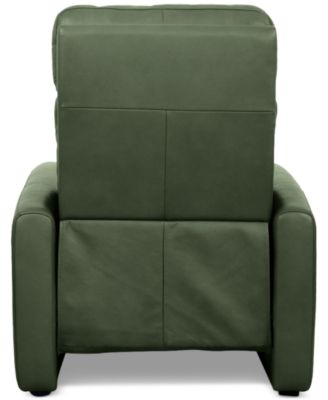 Touville Leather Push Back Recliner, Exclusively at Macy's