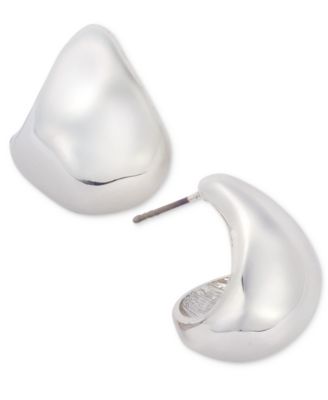 Style & Co - Small Bean Hoop Earrings, 0.81"