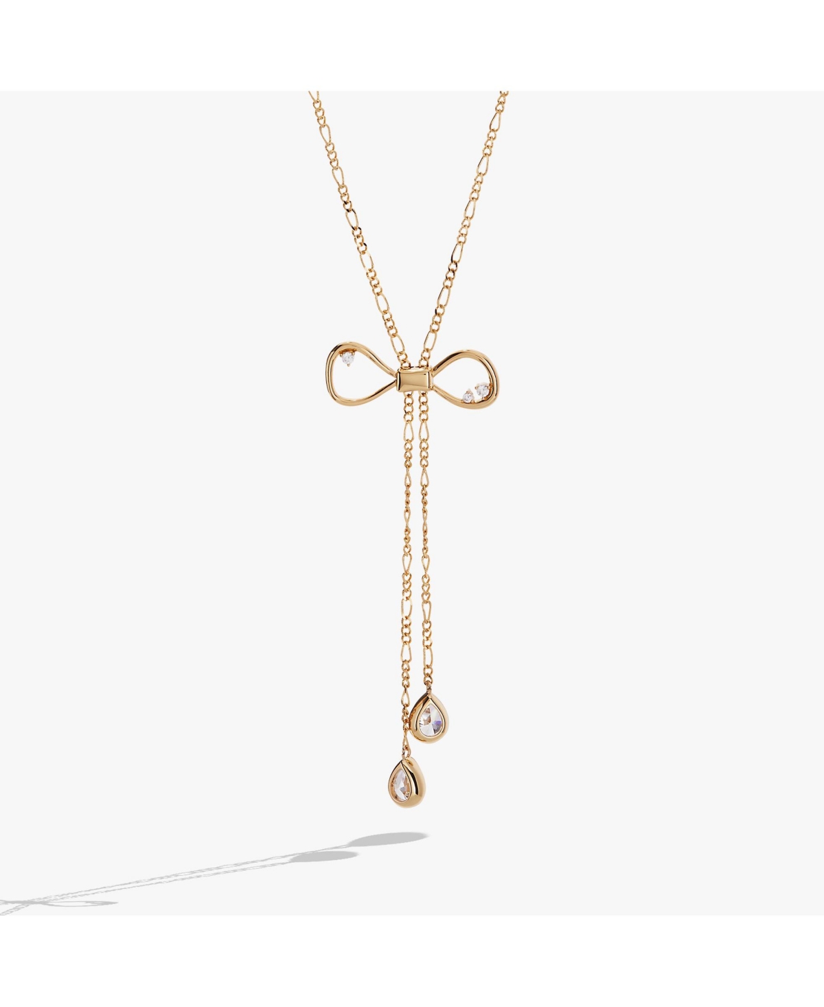 Coquette Bow Slider Necklace