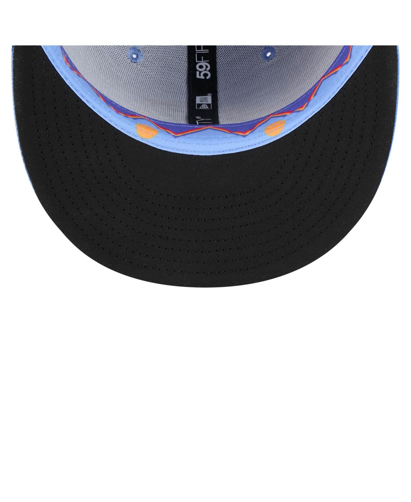 Мужская кепка New Era Light Blue Colorado Rockies 2025 City Connect 59FIFTY Fitted Hat — фото 5