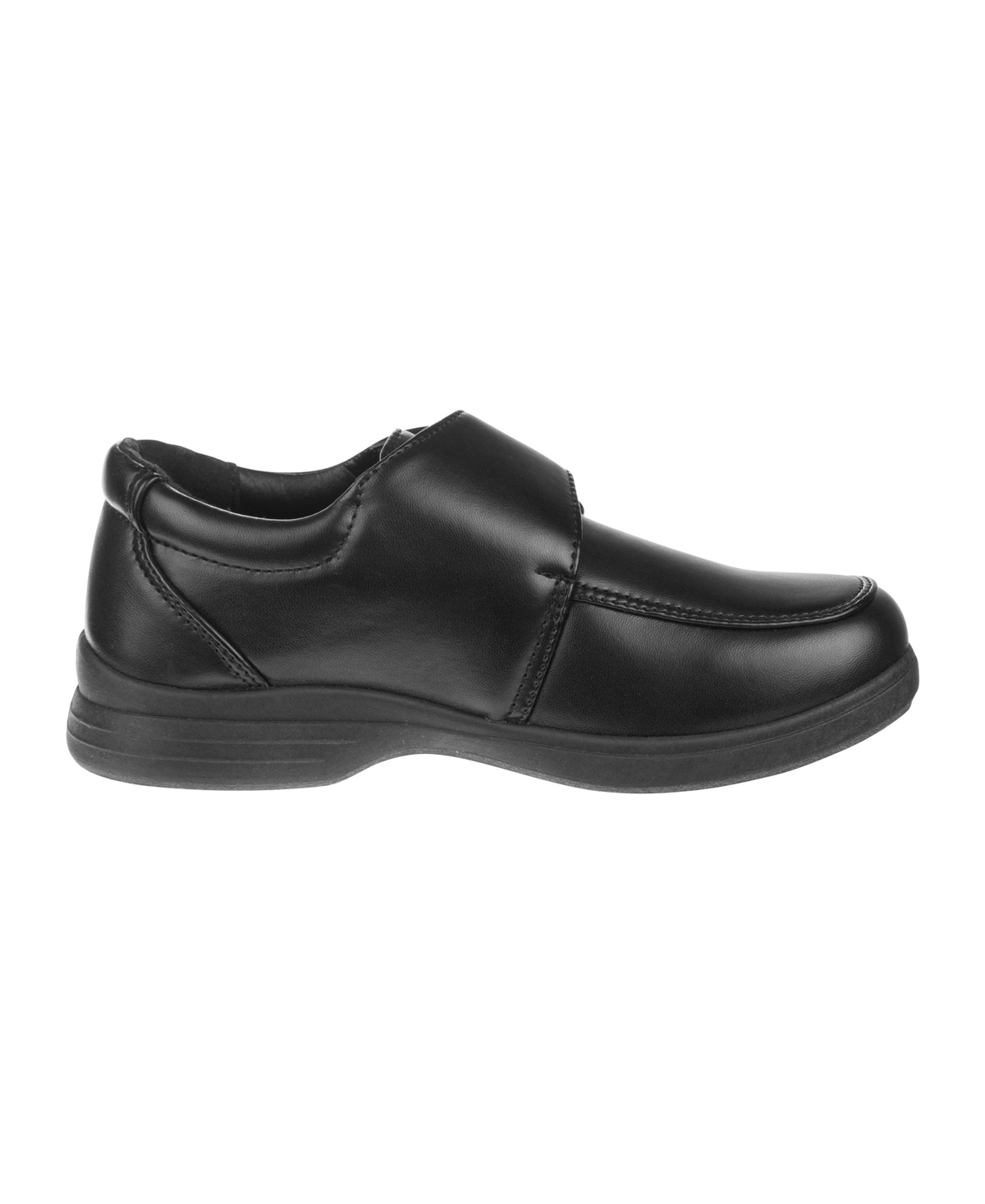 Josmo Big Boys Classic Hook And Loop School Shoes In Black