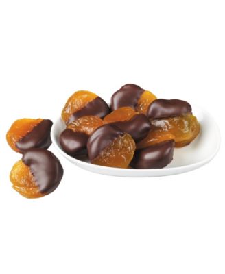 Dark Chocolate Glaceed Apricots, 9 Piece