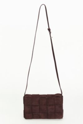 Women's Woven Suede Shoulder Bag, Created for Macy's