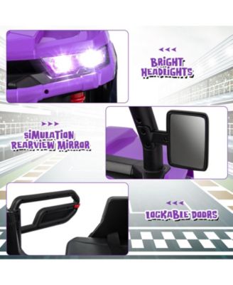 12V Kids Ride On Truck Car with Remote Control and 2 Seaters