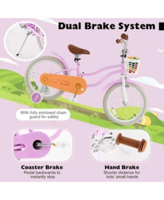 18 Inch Children Bicycle Adjustable Kids Bike with Double Brake System