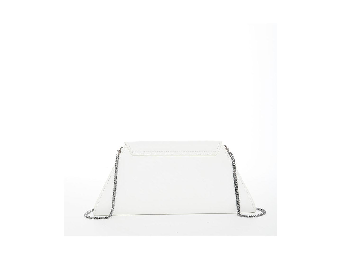 Женский клатч SUSU White Purse Saffiano Leather Clutch Bag Crossbody Evening Purse Unique Handbag, цвет: Белый — фото 5
