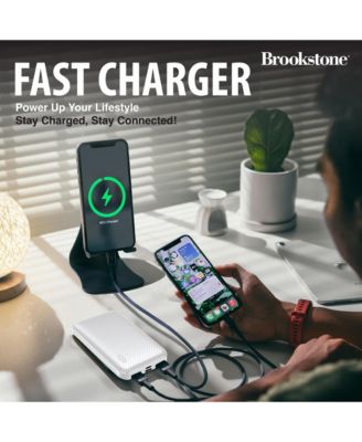 5,000mAh Carbon Fiber Multi-Port Slim Power Bank