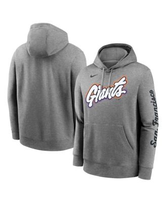 Nike - Men's Heather Charcoal San Francisco Giants 2025 City Connect French Terry Club Pullover Hoodie