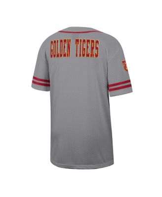 Men's Gray Tuskegee Golden Tigers Free Spirited Baseball Jersey
