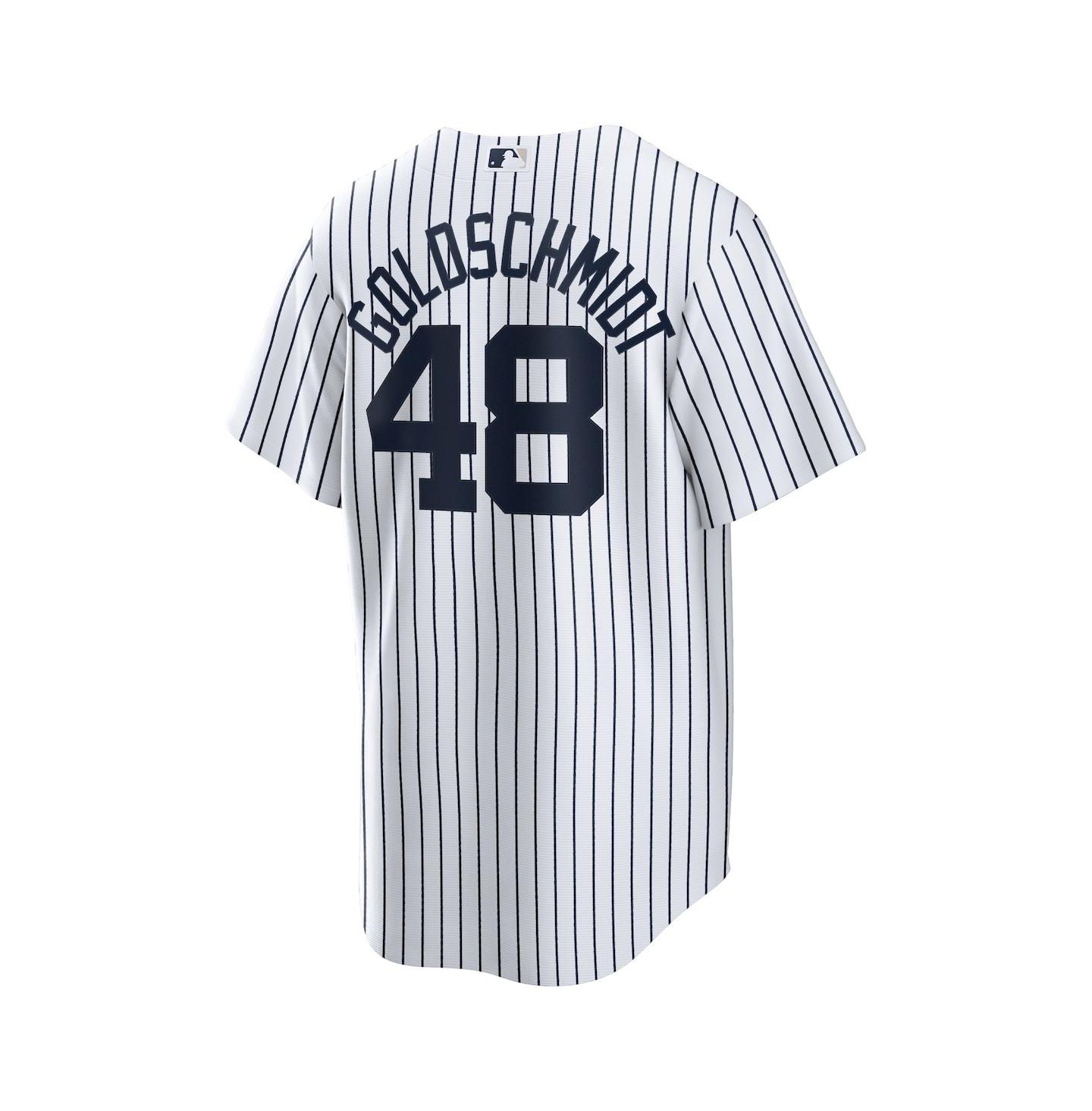 Мужской топ Nike Paul Goldschmidt White New York Yankees Home Replica Jersey — фото 3