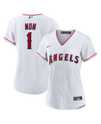 Nike - Women's White Los Angeles Angels 1 Mom Home Replica Jersey