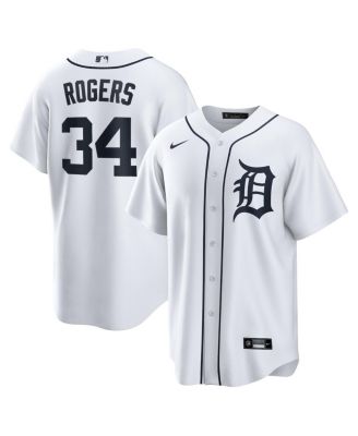 Nike - Men's Jake Rogers White Detroit Tigers Home Replica Jersey
