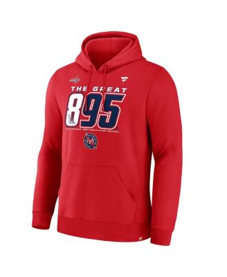 Men's Alexander Ovechkin Athletic Red Washington Capitals NHL All-Time Leading Goal Scorer The Great 895 Pullover Hoodie