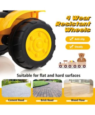 12V Kid's Ride on Excavator with Adjustable Digging Bucket