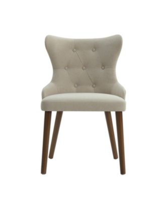 Set of 2 polyester Pedro Mid-Century Modern Waterproof Button-Tufted Dining Chair