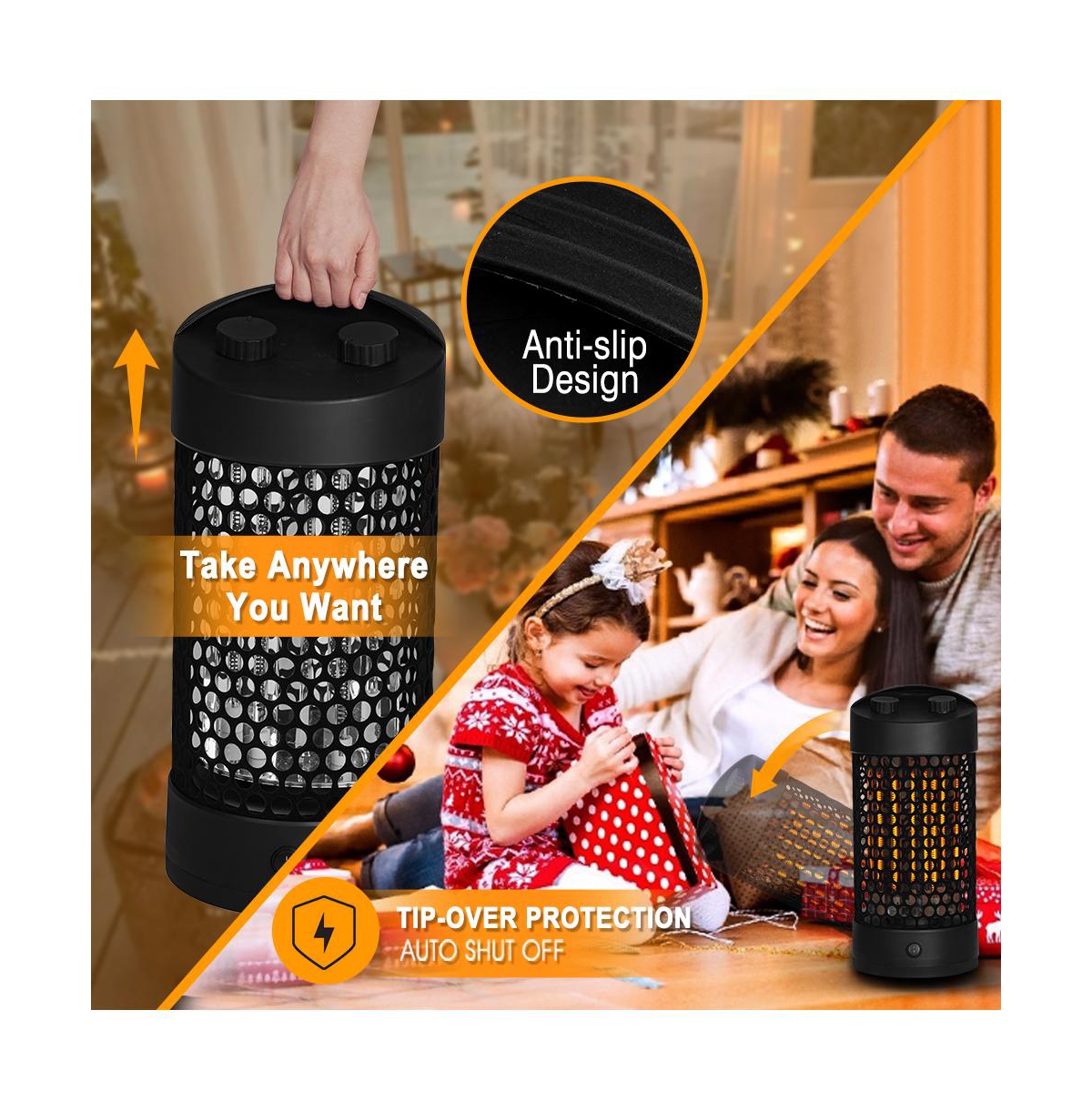 1200 Watt Electric Tabletop Patio Heater
