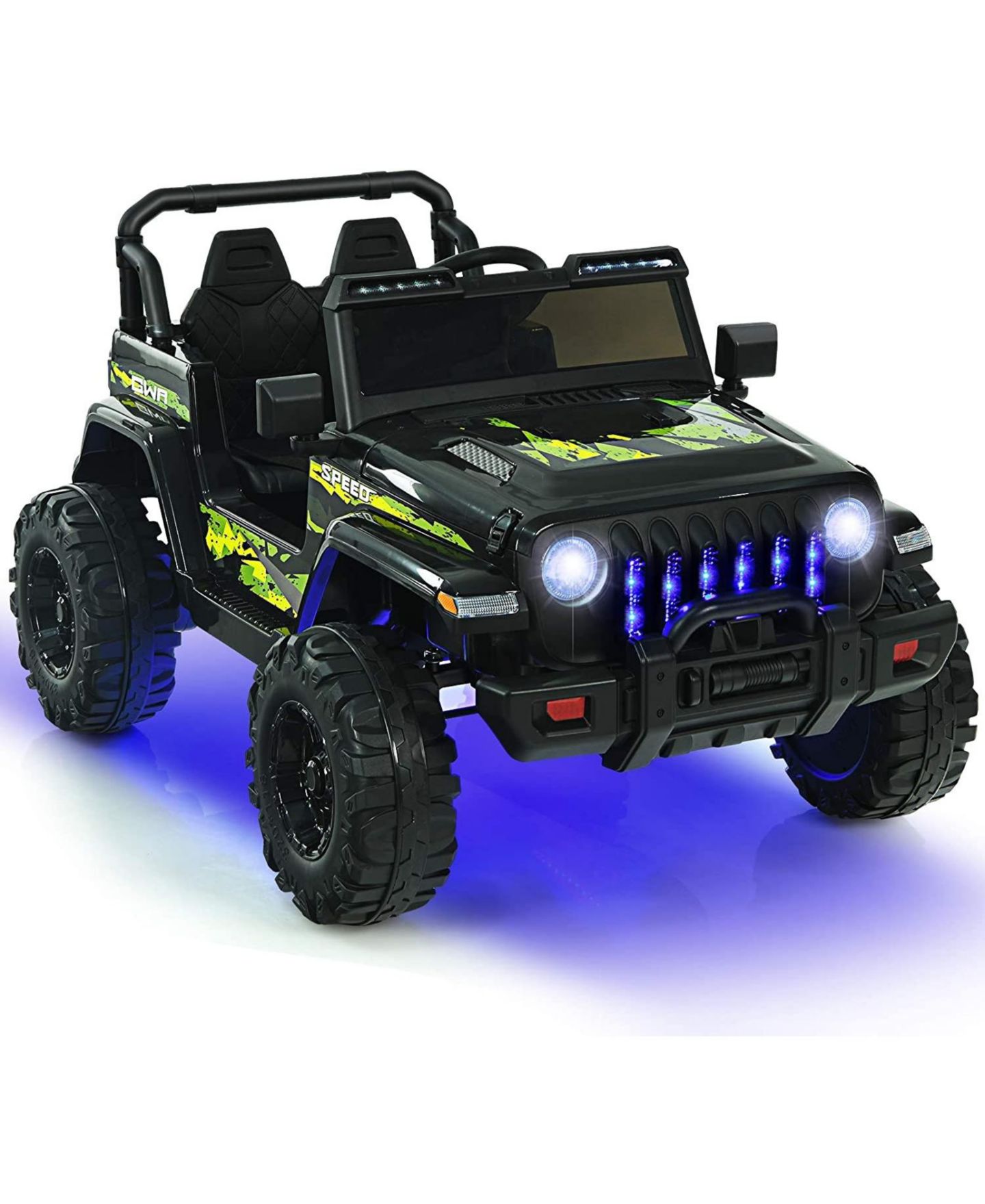 Детская игрушка Mecale 12V Remote-Control Ride-On Jeep Car, Ages 3+, цвет: Чёрный — фото 1