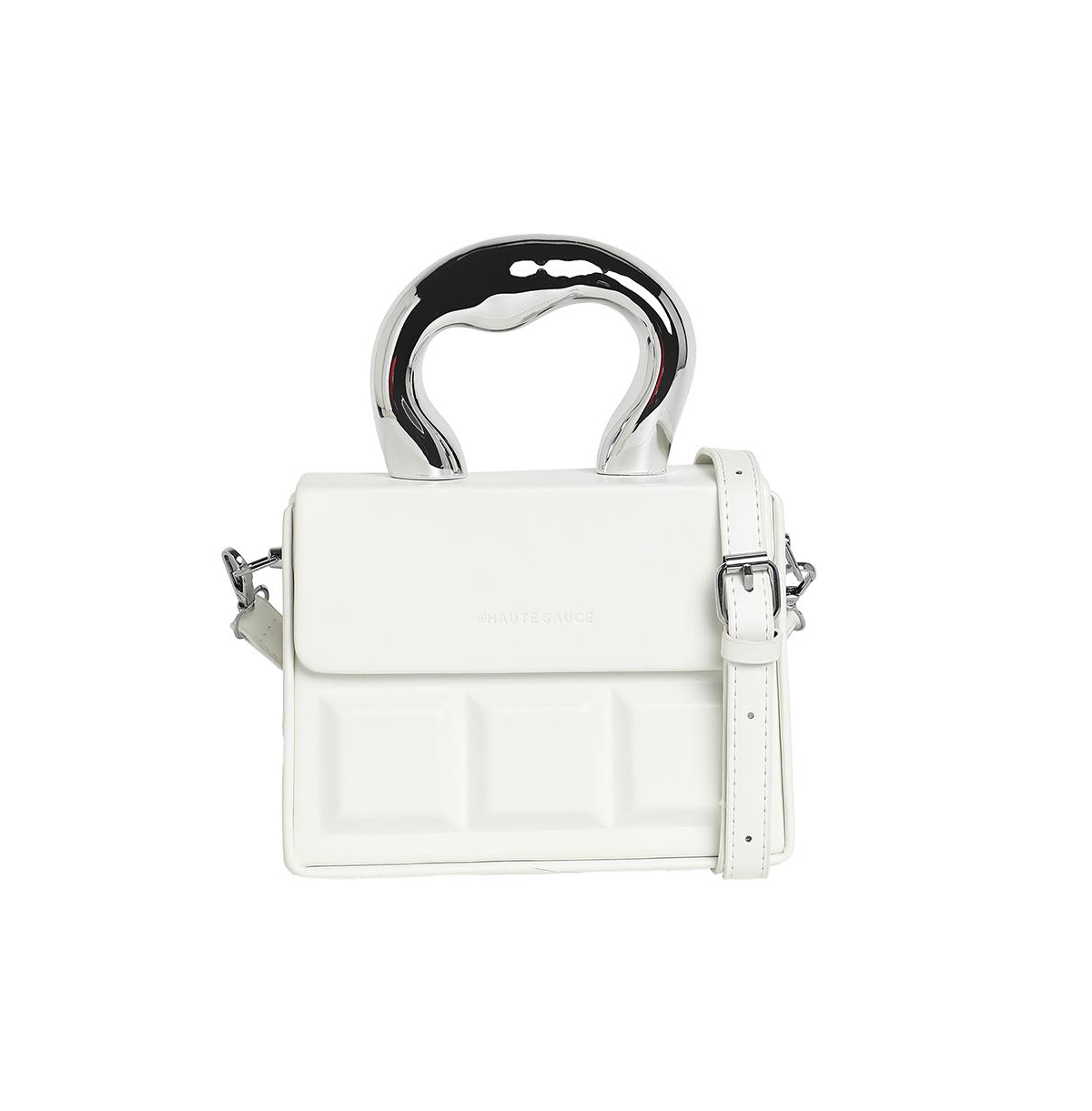 Women's The Caldera Quilt Hand Bag - White