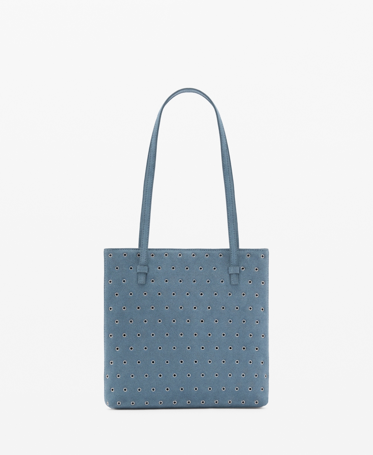 Mango Women's Die-cut Leather Shopper Bag