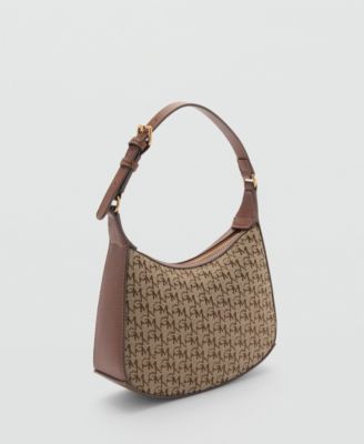 Women's Printed Logo Shoulder Bag