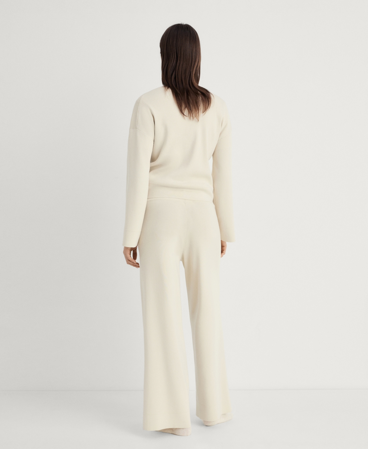 Shop Mango Women's Ribbed Knit Pants