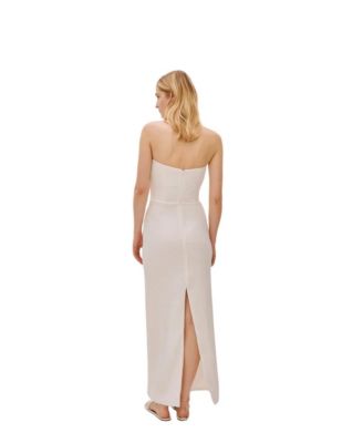 Women's Alaia Linen Twist Maxi Dress
